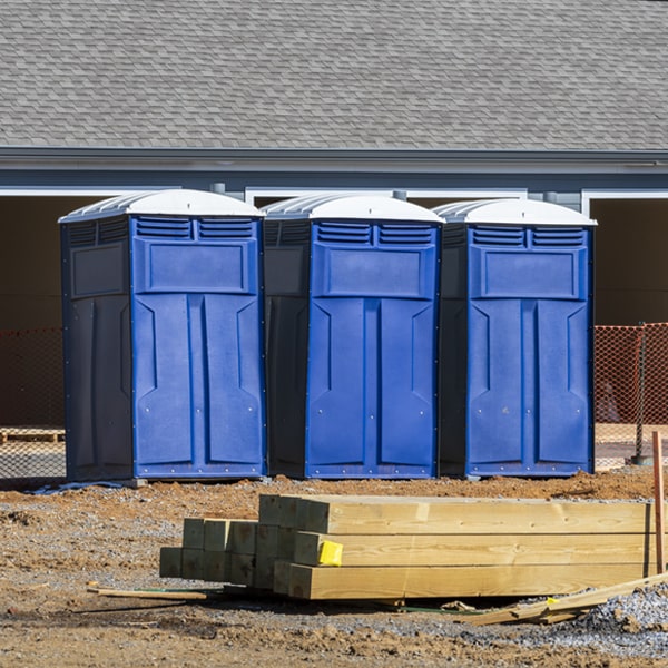 what is the cost difference between standard and deluxe porta potty rentals in Mayville NY